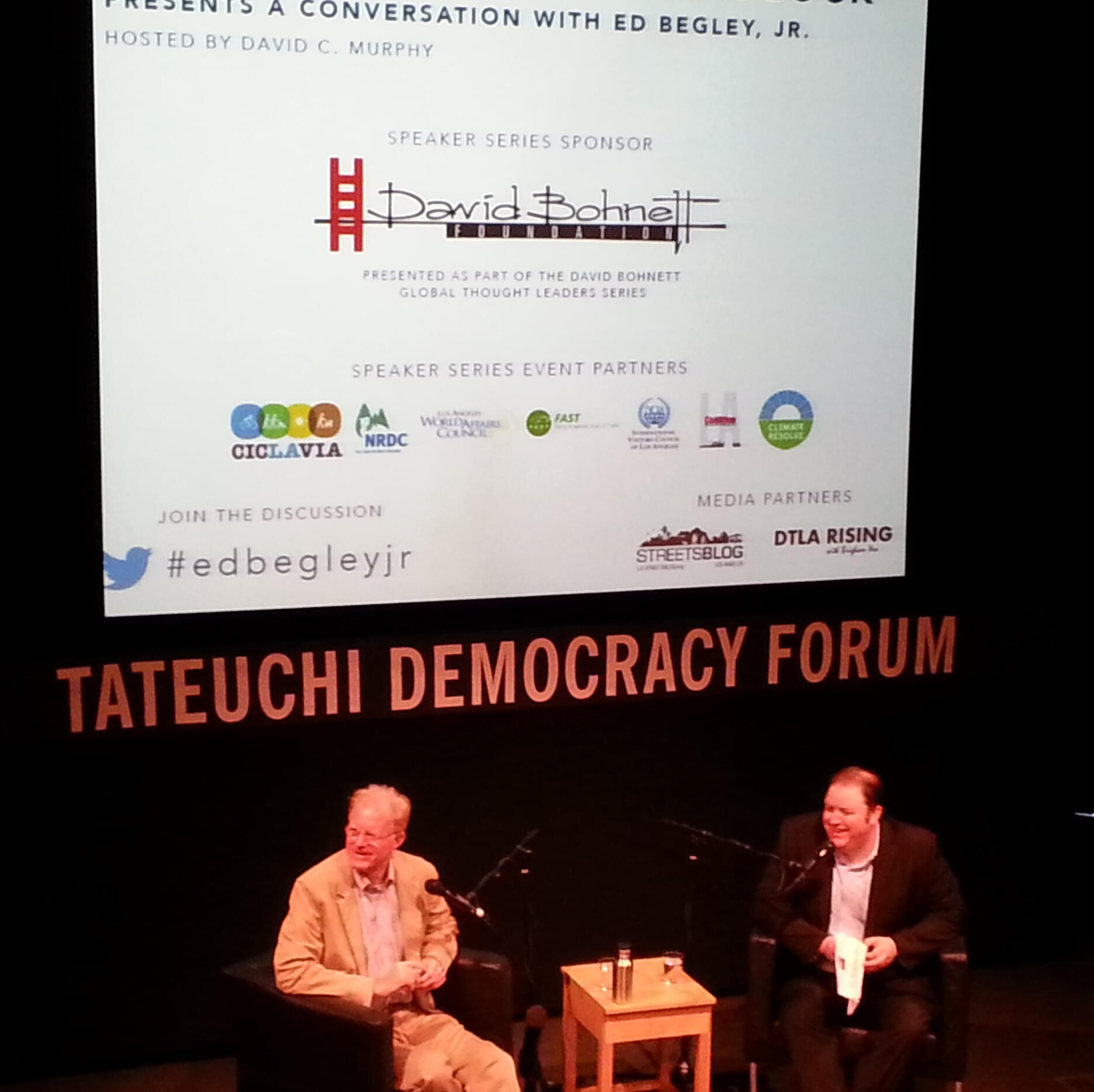 David in conversation with Emmy nominated actor Ed Begley, Jr.
